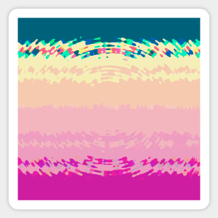 Waves Of Soft Colors Sticker